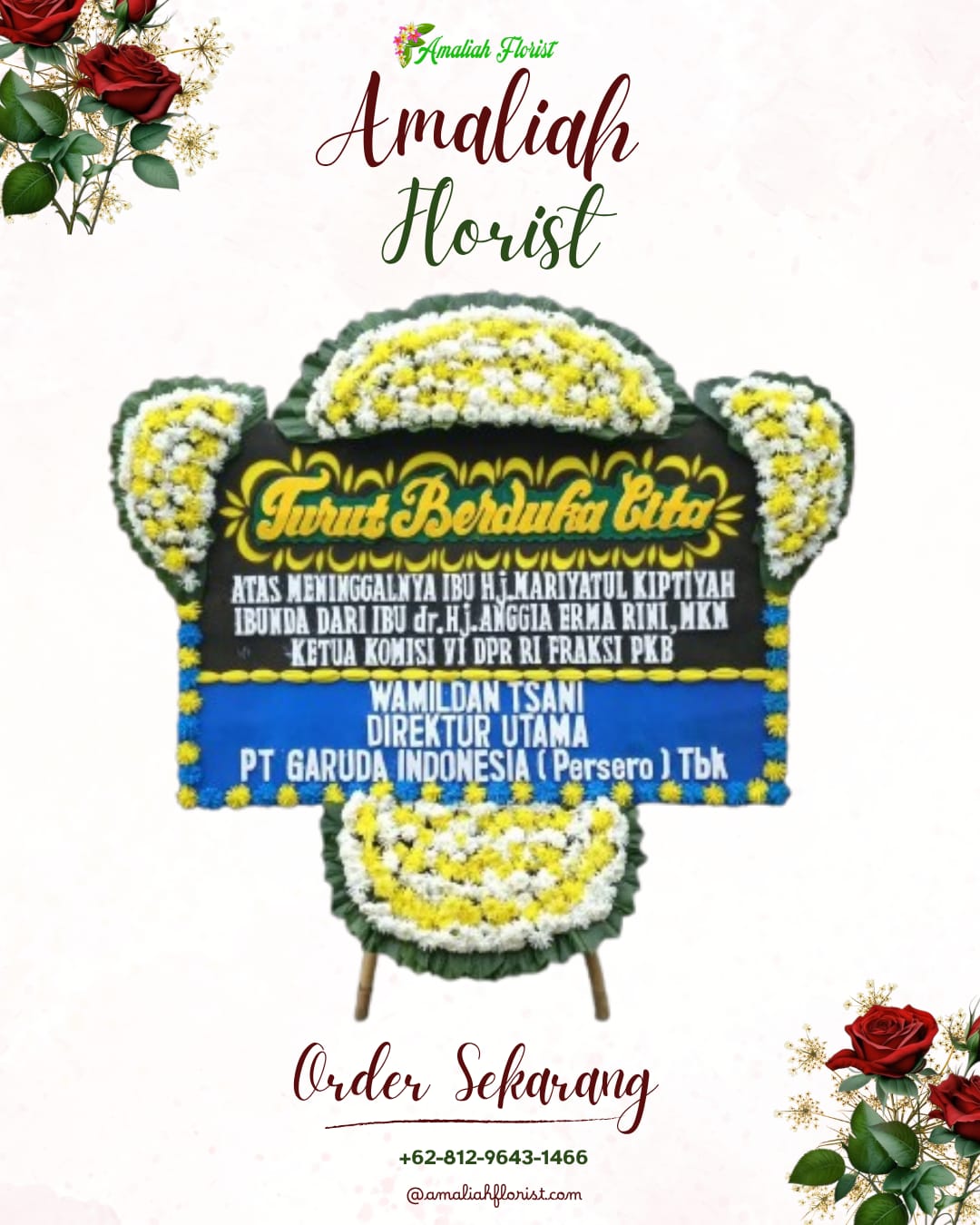 Papan Bunga Duka Tegalwaru